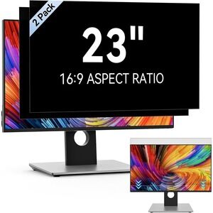 [2-Pack] 23" Anti-Spy Privacy Filters for 16:9 Monitors – Blue Light & Glare Pro